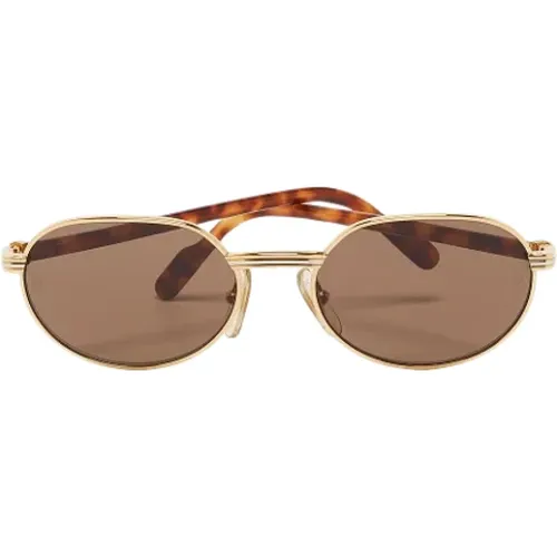 Pre-owned Accessories, female, , Size: ONE SIZE Pre-owned Acetate sunglasses - Cartier Vintage - Modalova