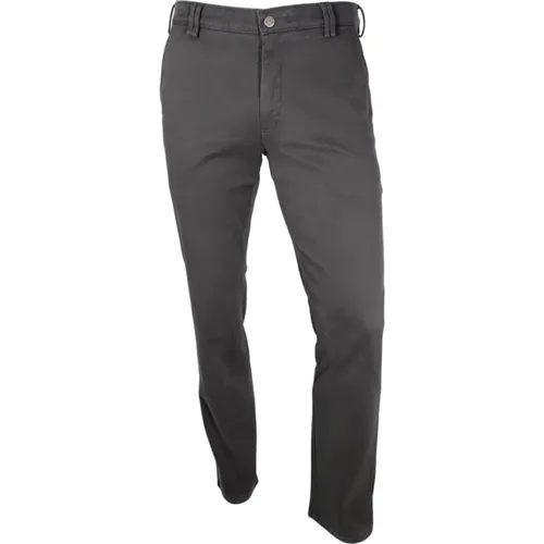 Chinos, male, , Size: L Rio 2-3525/08 Dark Grey Pants - Meyer - Modalova