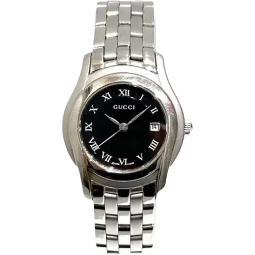 Pre-owned Metal watches , female, Sizes: ONE SIZE - Gucci Vintage - Modalova