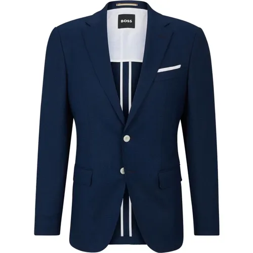 Modern Slim Fit Jersey Blazer , male, Sizes: 2XL - Hugo Boss - Modalova