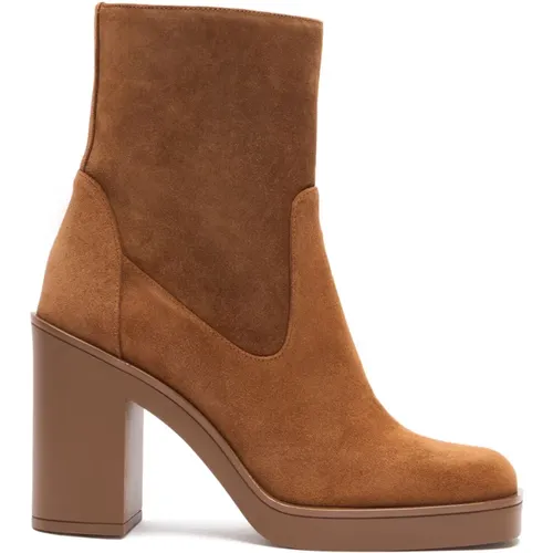 Bethenny 80 ZIP Bootie , Damen, Größe: 36 1/2 EU - Stuart Weitzman - Modalova