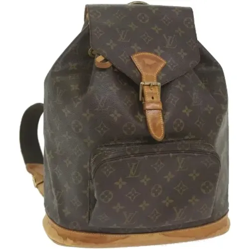 Pre-owned Backpacks, female, , Size: ONE SIZE Pre-owned Canvas backpacks - Louis Vuitton Vintage - Modalova