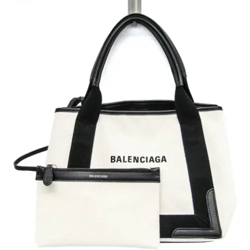 Pre-owned Tote Bags, female, , Size: ONE SIZE Pre-owned Canvas balenciaga-bags - Balenciaga Vintage - Modalova