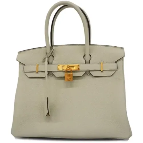 Pre-owned Canvas handbags , female, Sizes: ONE SIZE - Hermès Vintage - Modalova