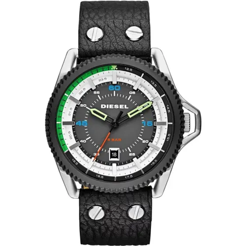 Men`s RollCage Watch Dz1717 , male, Sizes: ONE SIZE - Diesel - Modalova