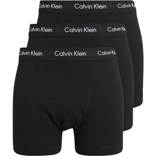 Stretch-Baumwoll-Boxer-Triopack , Herren, Größe: S - Calvin Klein - Modalova