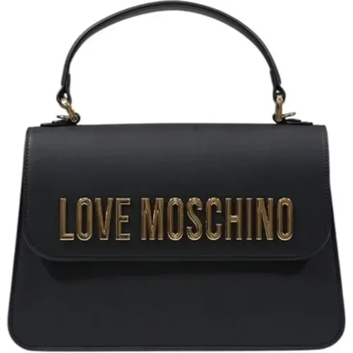 Handbags, female, , Size: ONE SIZE Bicolor Handbag Spring/Summer Collection - Love Moschino - Modalova