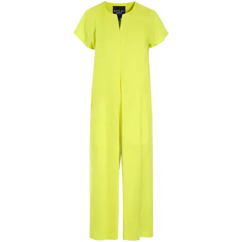 Airy Linen Jumpsuit Fluorescent , female, Sizes: M, L, XL - Bitte Kai Rand - Modalova