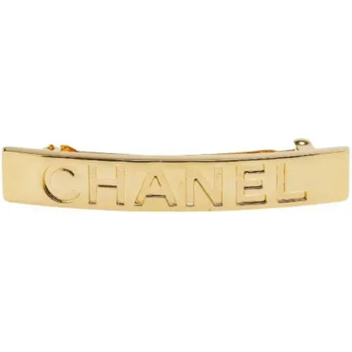 Pre-owned Jewellery, female, , Size: ONE SIZE Pre-owned Gold hair-accessories - Chanel Vintage - Modalova