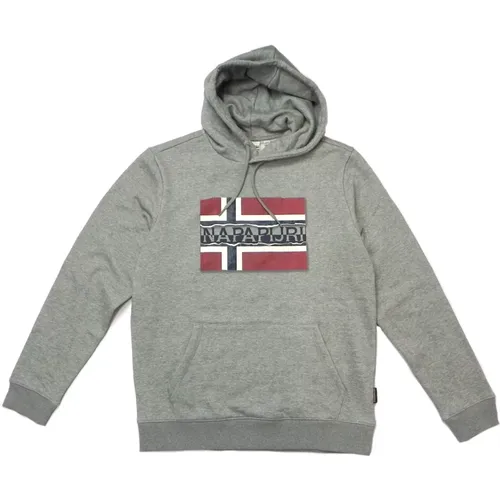 Hoodie , male, Sizes: S - Napapijri - Modalova