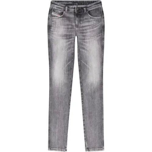 Mid Waist Skinny Stretch Denim Jeans , Damen, Größe: W31 L32 - Diesel - Modalova