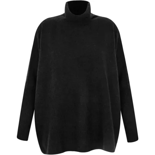 Hochgeschlossener Cashmere Poncho Pullover , Damen, Größe: L - Absolut Cashmere - Modalova