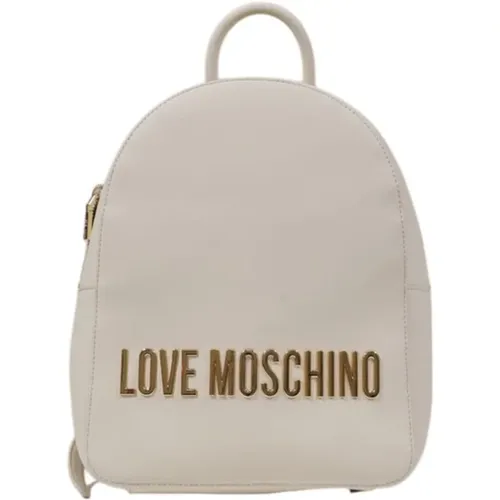 Backpacks, female, , Size: ONE SIZE Modern Polyurethane Womens Backpack Collection - Love Moschino - Modalova