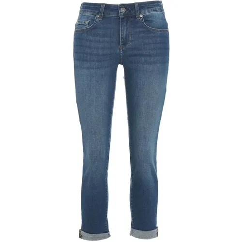 Blaue Jeans für Frauen,Cropped Jeans - Liu Jo - Modalova