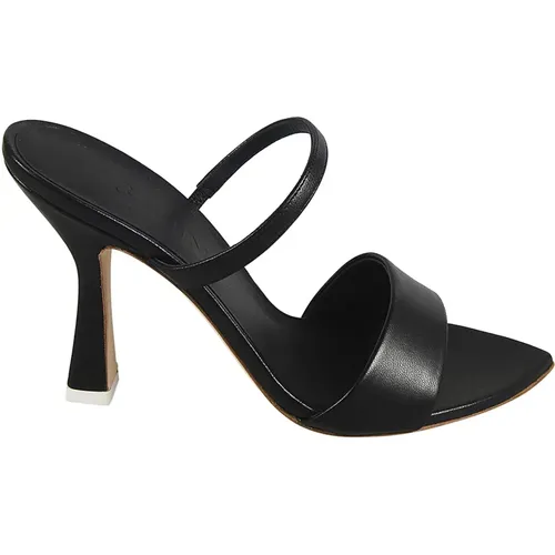 Schwarze Sandalen für Frauen Ss24 , Damen, Größe: 37 1/2 EU - 3Juin - Modalova