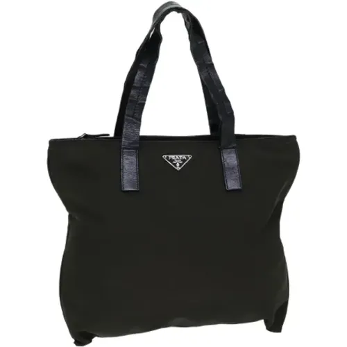 Pre-owned Tote Bags, female, , Size: ONE SIZE Pre-owned Nylon prada-bags - Prada Vintage - Modalova