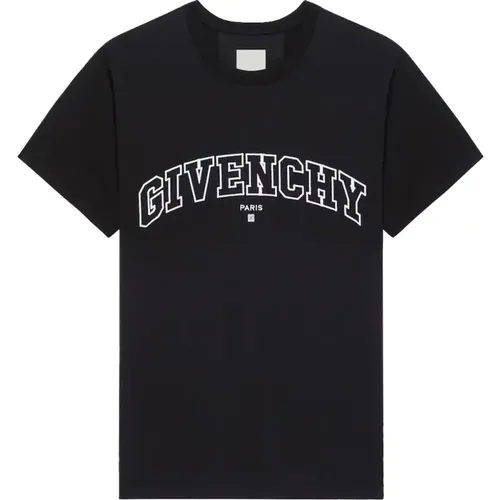 T-Shirts, male, , Size: S College T-Shirt - Givenchy - Modalova