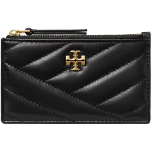 Wallets & Cardholders, female, , Size: ONE SIZE Chevron Zip Card Case - TORY BURCH - Modalova
