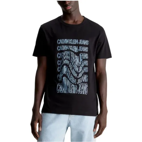 Modern Sophisticated T-shirt , male, Sizes: L - Calvin Klein - Modalova