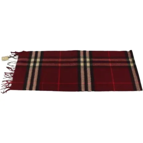 Pre-owned Scarves, female, , Size: ONE SIZE Pre-owned Fabric scarves - Burberry Vintage - Modalova