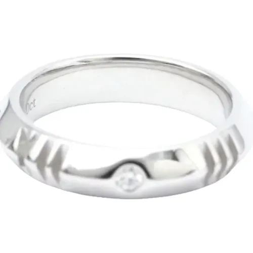 Pre-owned Jewellery, female, , Size: ONE SIZE Pre-owned White Gold rings - Tiffany & Co. Pre-owned - Modalova