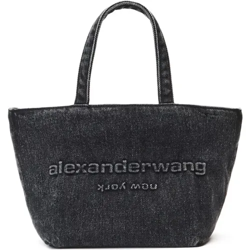 Tote Bags, female, , Size: ONE SIZE Gray Handbag for Women - alexander wang - Modalova