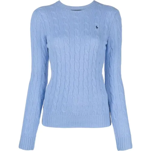 Pullover Hellblau , Damen, Größe: 2XL - Polo Ralph Lauren - Modalova