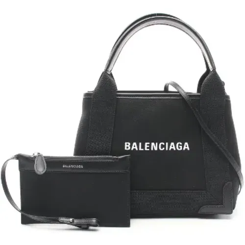 Pre-owned Tote Bags, female, , Size: ONE SIZE Pre-owned Canvas balenciaga-bags - Balenciaga Vintage - Modalova