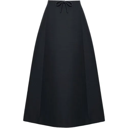 Mini Skirt with Ruffle Detail , female, Sizes: L, XL - Valentino Garavani - Modalova