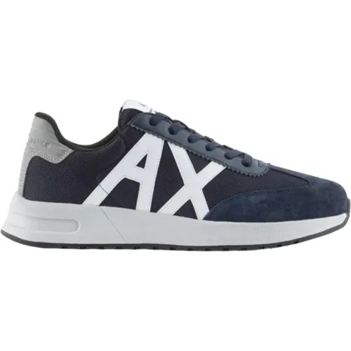 Bunte Leder Herren Sneakers - Armani Exchange - Modalova