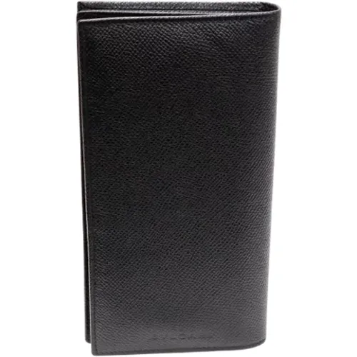 Pre-owned Wallets, female, , Size: ONE SIZE Pre-owned Leather wallets - Bvlgari Vintage - Modalova