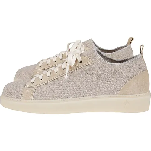 Low Top Sneakers in Wool Blend , male, Sizes: 7 UK, 10 UK, 5 UK, 8 UK, 6 UK, 9 UK, 11 UK - Eleventy - Modalova