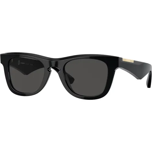 Sonnenbrille Be4426 Schwarz , Damen, Größe: 50 MM - Burberry - Modalova