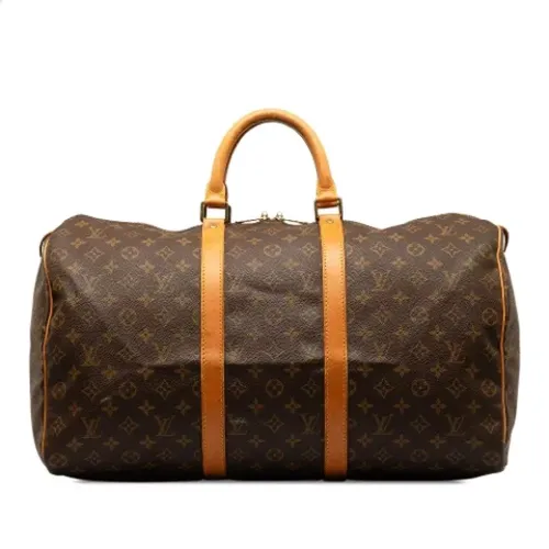 Pre-owned Weekend Bags, female, , Size: ONE SIZE Pre-owned Canvas louis-vuitton-bags - Louis Vuitton Vintage - Modalova