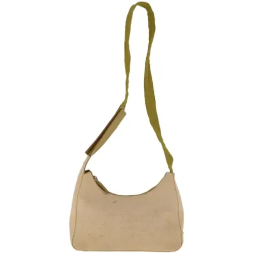 Pre-owned Cross Body Bags, female, , Size: ONE SIZE Pre-owned Canvas shoulder-bags - Prada Vintage - Modalova