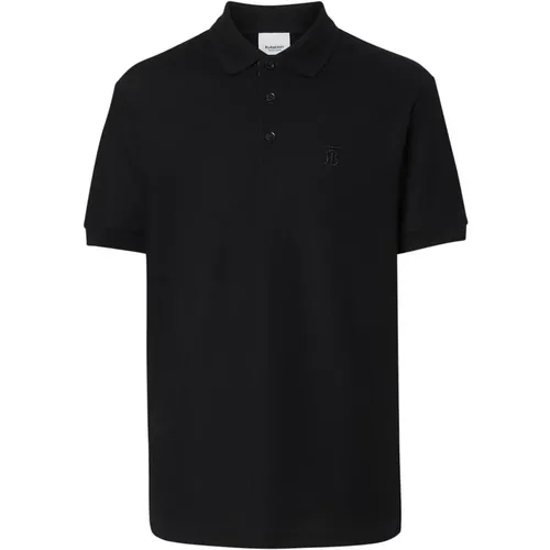 Schwarze T-Shirts und Polos , Herren, Größe: L - Burberry - Modalova