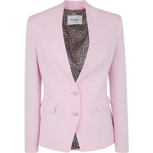 Blazers, female, , Size: M Slim FIT Blazer - Blugirl - Modalova