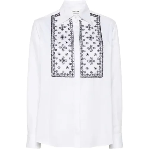 Cream Shirt for Women , female, Sizes: M, XS, S - P.a.r.o.s.h. - Modalova