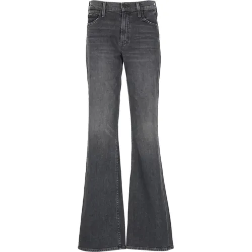 Graue Baumwolljeans mit Gürtelschlaufen , Damen, Größe: W25 - Mother - Modalova