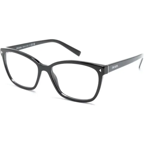 Klassische Schwarze Optische Brille - Prada - Modalova