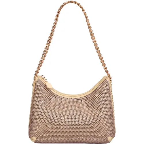 Iconic Gold Chain-Link Handle Bag , female, Sizes: ONE SIZE - Stella Mccartney - Modalova