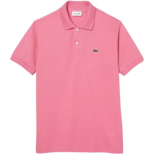 Polo Shirts, male, , Size: 2XL 2R3 Rosa Polo - Stylish and Trendy - Lacoste - Modalova