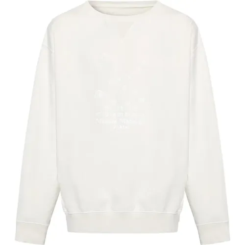 Sweatshirts, male, , Size: XS Cotton Sweatshirt - Maison Margiela - Modalova