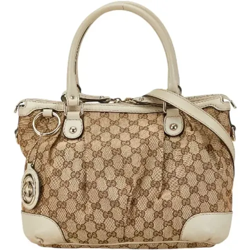 Pre-owned Canvas gucci-bags , female, Sizes: ONE SIZE - Gucci Vintage - Modalova