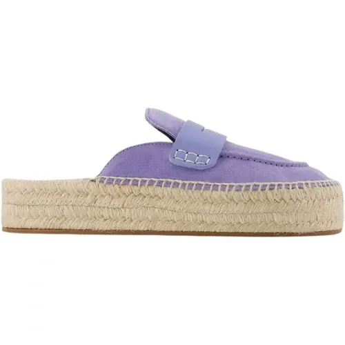 Mules, female, , Size: 5 US Leather Espadrilles - JW Anderson - Modalova