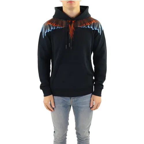 Hoodies, male, , Size: XL Wings Hoodie - Marcelo Burlon - Modalova