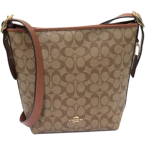 Pre-owned Cross Body Bags, female, , Size: ONE SIZE Pre-owned Canvas crossbody-bags - Coach Pre-owned - Modalova