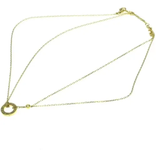 Pre-owned Gold necklaces , female, Sizes: ONE SIZE - Cartier Vintage - Modalova