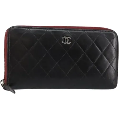 Pre-owned Wallets, female, , Size: ONE SIZE Pre-owned Leather Wallet - Chanel Vintage - Modalova