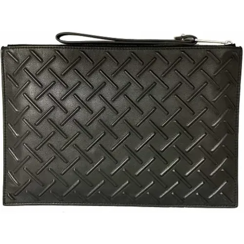 Pre-owned Clutches, female, , Size: ONE SIZE Pre-owned Leather clutches - Bottega Veneta Vintage - Modalova